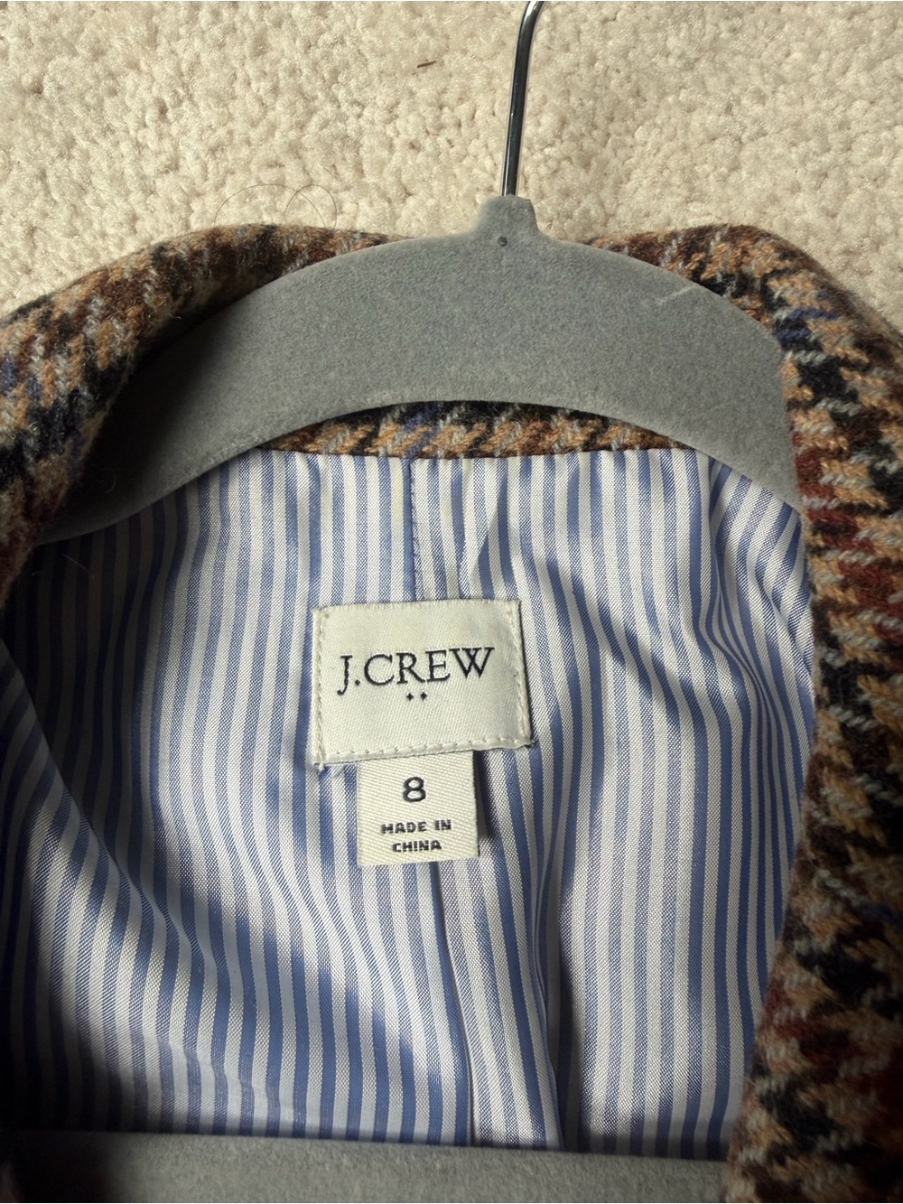 J. Crew Houndstooth Blazer - Picture 2 of 3